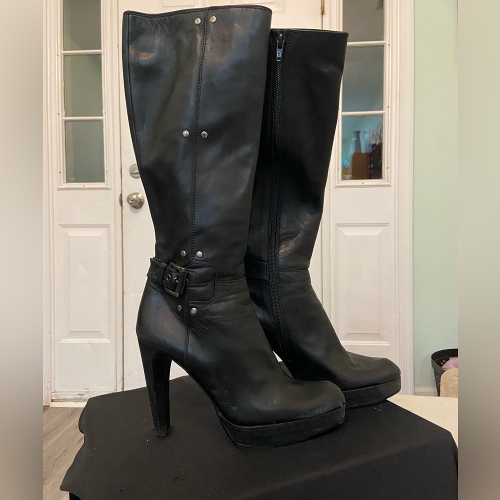 SW knee high leather boot